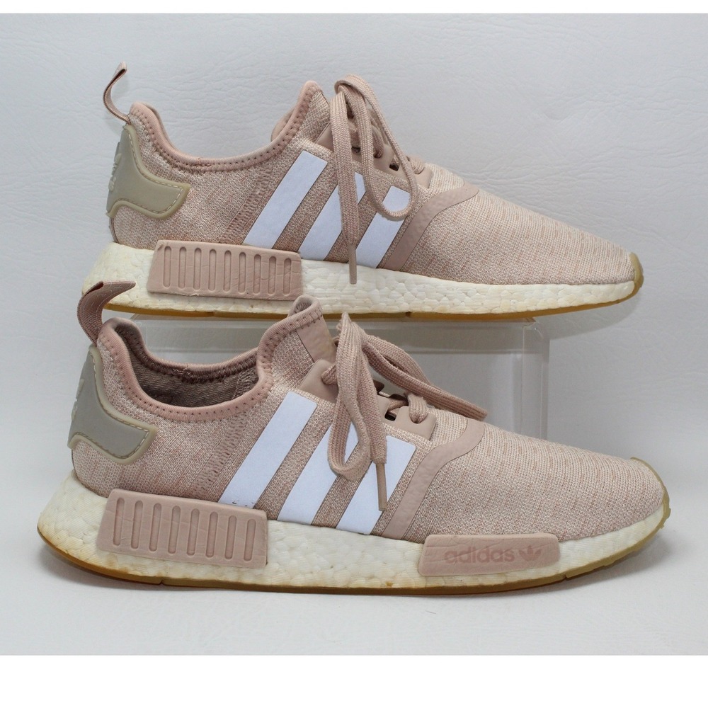 Adidas NMD R1 Raw Pink White Gum Sneakers CQ2012 Womens Size 10